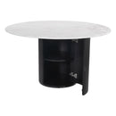 Zuo Izola 110140 Dining Table - White & Black IMAGE 5