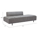 Zuo Confection 110079 Sofa - Grey IMAGE 11