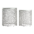 Zuo Reden 110153 Side Table Set - Silver IMAGE 3
