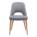 Zuo Leith 110122 Dining Chair - Grey IMAGE 3