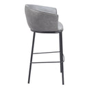 Zuo Garston 110177 Barstool - Grey IMAGE 2