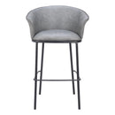 Zuo Garston 110177 Barstool - Grey IMAGE 3