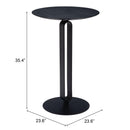 Zuo Derry 110165 Counter Table - Black IMAGE 8