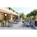 Zuo Midnight Wave 704027 Barstool - White IMAGE 11