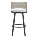 Zuo Midnight Wave 704027 Barstool - White IMAGE 3