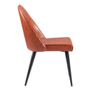 Zuo Silloth 110119 Armless Dining Chair - Brown IMAGE 2