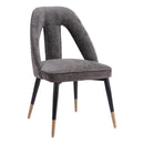 Zuo Artus 110003 Dining Chair - Grey IMAGE 1