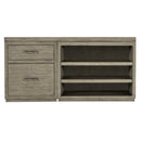 Hooker Furniture 6150-10951-85 Linville Falls 60" Credenza with File and Open Desk Cabinet IMAGE 3