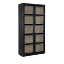 Hooker Furniture 6150-75906-99 Linville Falls Shou Sugi Ban Curio Cabinet IMAGE 2