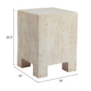 Zuo Kitara 110193 Side Table - Beige IMAGE 6
