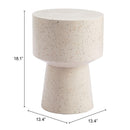 Zuo Masko 110191 Side Table - Beige IMAGE 7