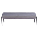 Zuo Glatt 110350 Bench - Grey IMAGE 3