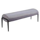 Zuo Glatt 110350 Bench - Grey IMAGE 4