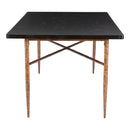 Zuo Nida 109957 Dining Table - Black & Bronze IMAGE 2