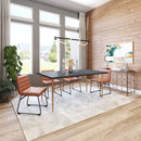Zuo Nida 109957 Dining Table - Black & Bronze IMAGE 5