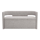 Zuo Papua 109994 Storage Bench - Grey IMAGE 3