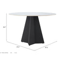 Zuo Izar 110356 Dining Table - White IMAGE 10