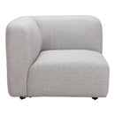 Zuo Biak 110366 Corner Chair - Grey IMAGE 3