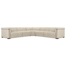 Hooker Furniture SS435-5PC3-414 Savion Deux 5 Seat Sectional with Three Power Recliners and Six Power Headrests IMAGE 1
