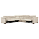 Hooker Furniture SS435-5PC4-414 Savion Deux 5 Seat Sectional with Four Power Recliners and Six Power Headrests IMAGE 5