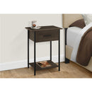 Monarch I 3816 Accent Table - Dark Oak/Black IMAGE 3