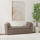 Coaster Furniture Robin 910280 Upholstered Accent Bench with Armrests - Brown IMAGE 6