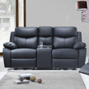IFDC IF 8120 - L Power Reclining Loveseat - Black IMAGE 1