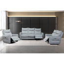 Titus Furniture T1119G-S Power Recliner Sofa (Grey) IMAGE 1