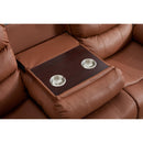 Titus Furniture T1130C-S Recliner Sofa (Caramel) IMAGE 5