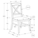 Monarch I 1320 Set of 2 Dining Chairs IMAGE 4