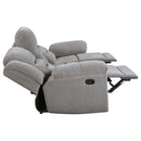 Coaster Furniture Gilson 602551 Chenille Upholstered Reclining Sofa - Grey IMAGE 8