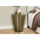 Monarch I 3923 22"H - Gold Iron Metal Drum IMAGE 2