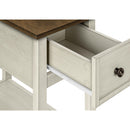 Monarch I 3962 24"H - Antique White/Espresso Veneer IMAGE 9