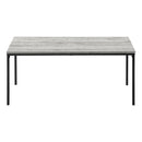 Monarch I 7896P 3Pcs Occasional Table Set - Grey/Black Metal IMAGE 4