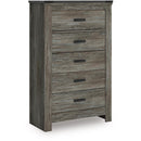 Signature Design by Ashley Frandern B4480-46 Five Drawer Chest IMAGE 1