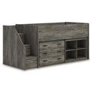 Signature Design by Ashley Frandern B4480B16 Twin Loft Bed with Bookcase and Drawer Storage IMAGE 6