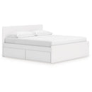 Signature Design by Ashley Onita EB9630B21 King Panel Platform Bed with 2 Side Storage IMAGE 1