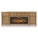 Signature Design by Ashley Sharlance W655W1 81" TV Stand with Electric Fireplace IMAGE 2