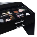 Coaster Furniture Danbury 930209 3-Drawer Makeup Vanity & Stool - Set Black High Gloss IMAGE 18