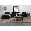 Coaster Furniture Lakeview 551466 Rectangular Upholstered Ottoman - Dark Chocolate IMAGE 4