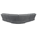 Coaster Furniture Bahrain 609540P 6 pc Modular Power Reclining Sectional - Charcoal IMAGE 4