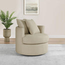 Coaster Furniture Debbie 902274 Upholstered Swivel Accent Chair - Camel IMAGE 9