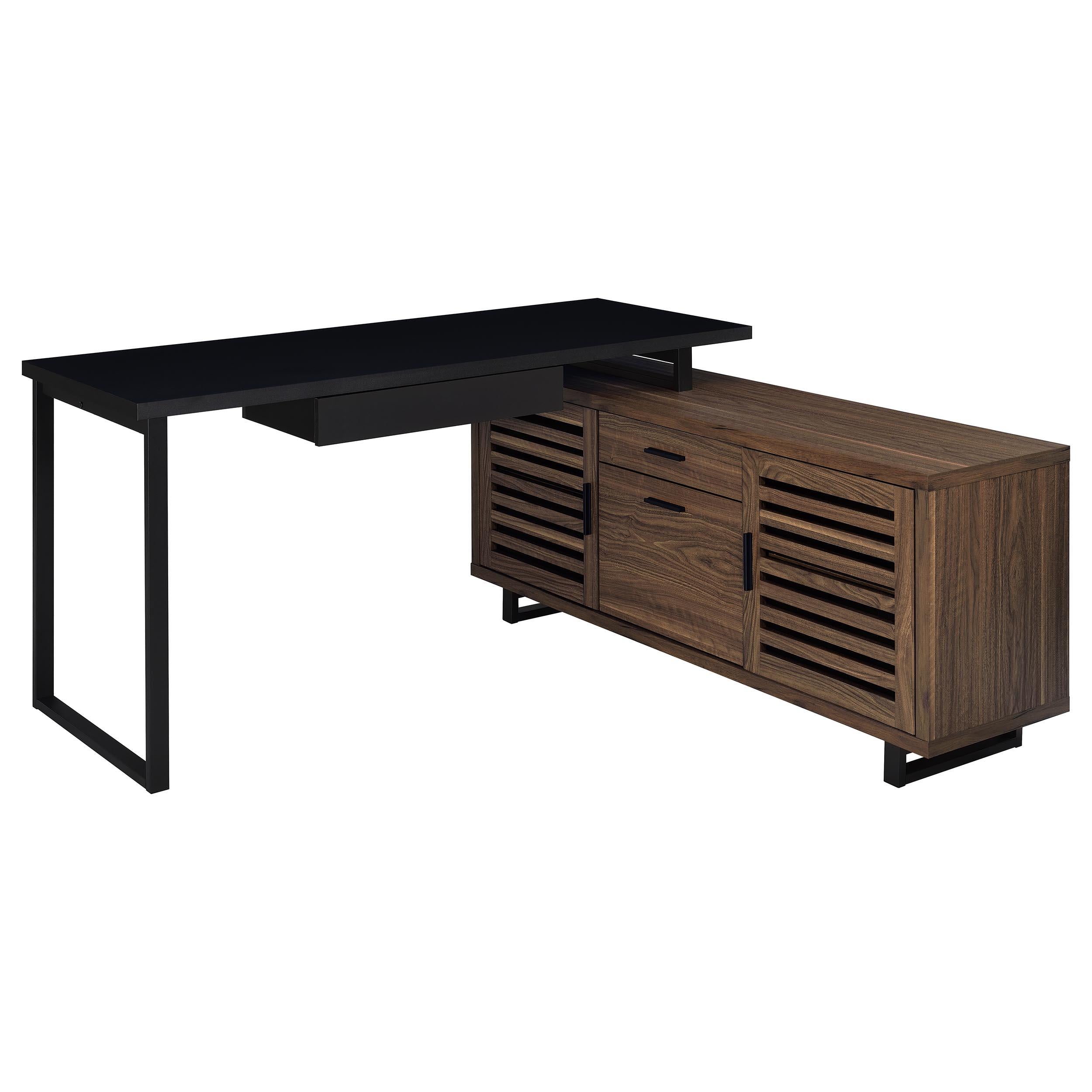 Coaster Furniture Maddox 801861 60-inch L-Shape Office Computer Desk -