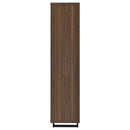 Coaster Furniture Maddox 801863 71-inch 3-shelf Cabinet Bookcase - Walnut IMAGE 5