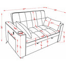 IFDC IF-9028 Sleeper Loveseat IMAGE 9