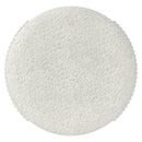 !nspire Kiraz 402-839IV_WT Round Ottoman - Ivory & White IMAGE 6