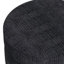 !nspire Willo 402-523BLK Round Ottoman - Black IMAGE 6