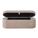 Crown Mark Philipa 4924MV-BENCH Storage Bench - Mauve Tweed IMAGE 3