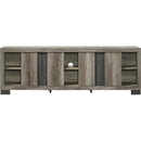 Crown Mark Rangley B6830-99 TV Stand - Grey/Brown IMAGE 2