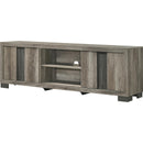 Crown Mark Rangley B6830-99 TV Stand - Grey/Brown IMAGE 3